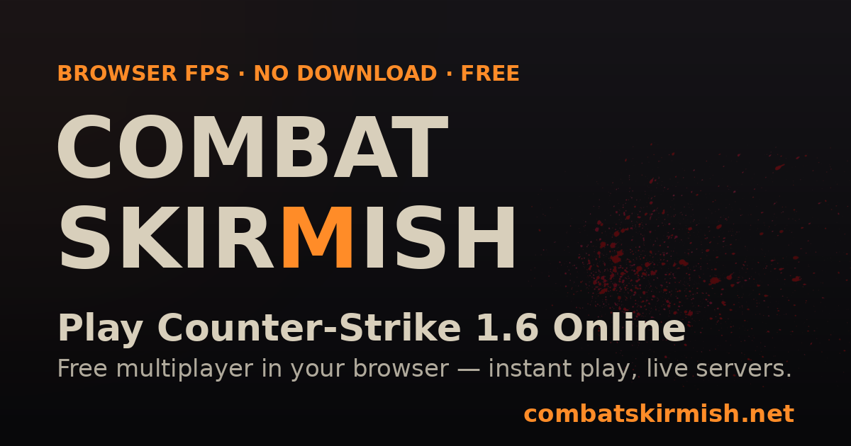 Counter-Strike 1.6 in the browser