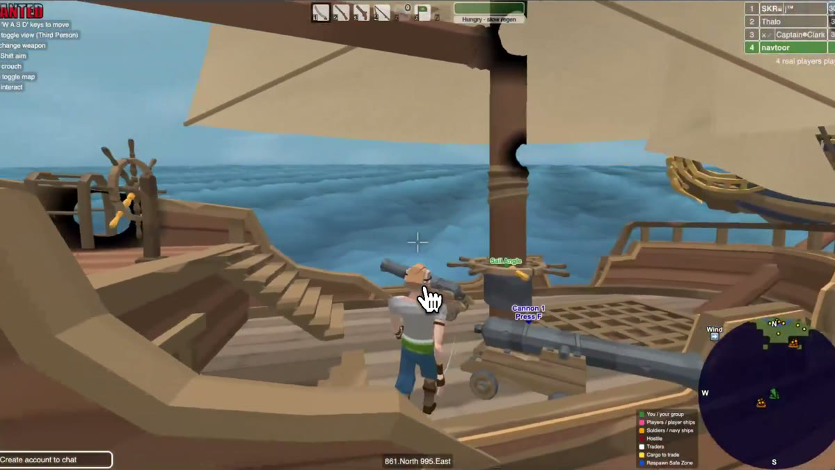 Salty Seas in the browser