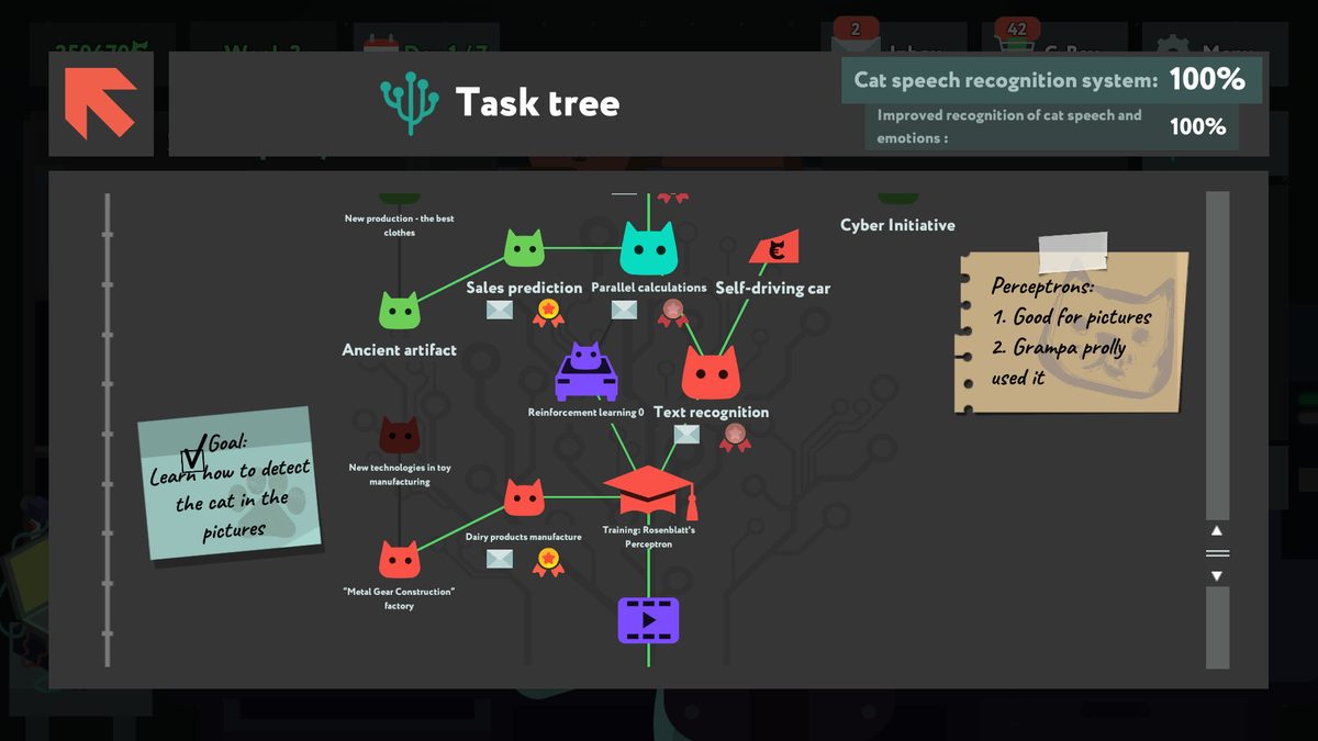 while True: learn() in the browser