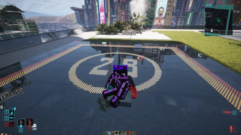 CyberCraft in INXANITY Launcher