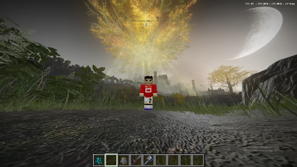 Minecraft Ring remix in INXANITY Launcher