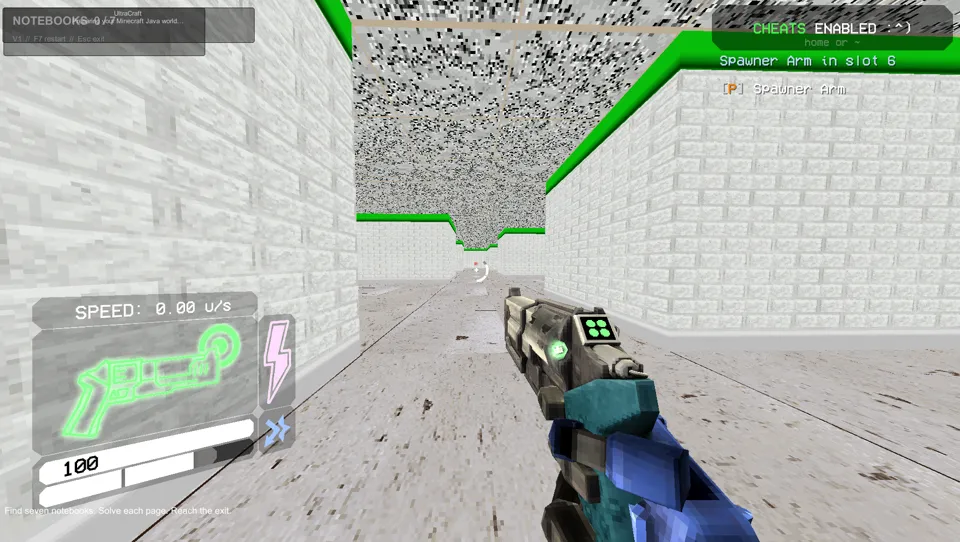 UltraBaldi: V1’s School Run in INXANITY Launcher